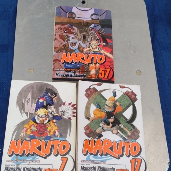 Naruto Manga Volumes 7, 17, 57 - Picture 1 of 2